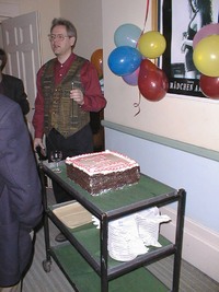 Sat -  Ian Sorensen and cake